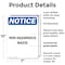Signmission Non-Hazardous Waste OSHA Notice Sign, Plastic, 7in W x 10in L, 2PK OS-2PACK-NS-P-710-V-15078 - alternate 5